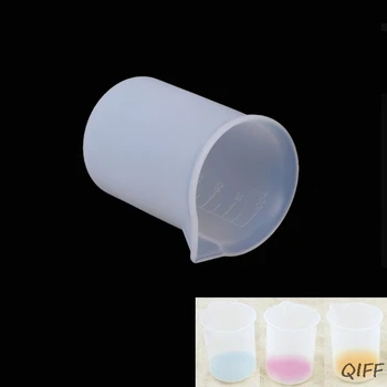 5 Pcs/pack de 100 ml de Cristal Epóxi, Silicone Copo de Medição de DIY Artesanal Ferramenta com Escala Não-vara de Ajuste de Mistura Copos