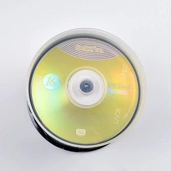 50PCS Unidades de DVD em Branco, DVD+R CD Disco de 4,7 GB 16X Bluray de Gravação uma Vez que o Armazenamento de Dados Vazio Discos de DVD Gravável Compacto