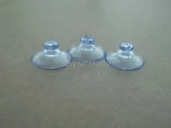 50pcs/monte 2cm de plástico Transparente otário mesa de café de vidro junta de brinquedo de presente ventosa forma de Cogumelo, o otário diâmetro