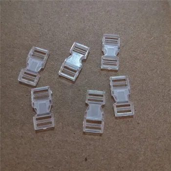 50sets Preto Branco 16x8mm Mini Minúscula Roupa de Boneca Fivelas de Cinto de Costura DIY Patchwork Ajustável Botões Acessórios