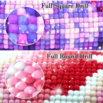 5D Imagem em Mosaico Bordado de Diamante Muçulmano texto Diy Diamante Pintura Padrão de Ponto de Cruz plena Praça rodada Strass decoração