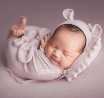 5pcs/set Soft Recém-nascido Adereços para a Fotografia de Envoltório do Conjunto ,Bebê Bonito Moldar para o Estúdio de Fotografia,#P2480