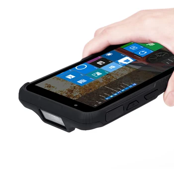 6 Polegadas Resistente Windows 10 OS Tablet Com 4G de RAM 64G ROM 1D 2D Barcode Scanner wi-Fi Bluetooth GPS GSM/3G Câmera
