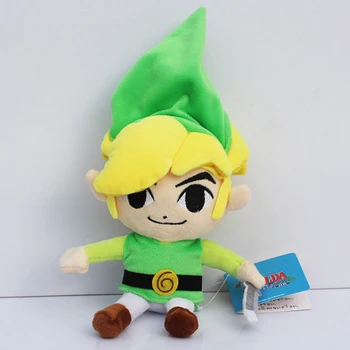 6 estilos de Chegada Zelda Brinquedos do Luxuoso dos desenhos animados Link Menino Com uma Espada Macia Pelúcia Boneca