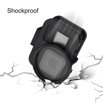 60g de Alumínio Acessórios de caixa de Proteção Caso de Montagem para GoPro Hero7 6 5 Câmara com 52mm UV da Lente de Backdoor para Go Pro Hero 8