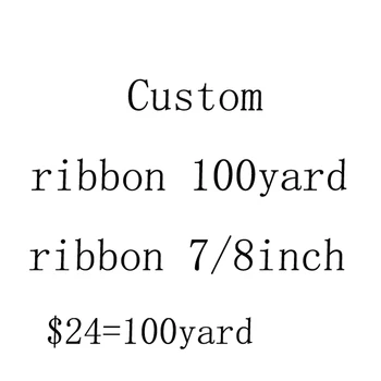 7/8inch 100yard/lot custom print grosgrain ribbon exclusive
