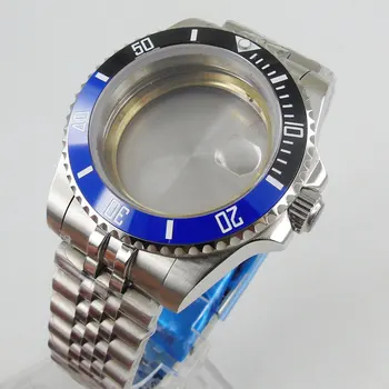 7 Modelos de Aço Inoxidável do Relógio de Qualidade Superior, Caso com Vidro de Safira + Pulseira de Relógio de Ajuste ETA2836 MIYOTA 8215 Movimento Automático