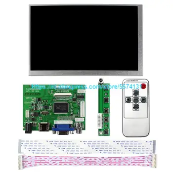 7 polegadas AT070TN83 V. 1 display LCD + touch screen HDMI do monitor do driver de Áudio da placa de Controlador VGA 2AV para Raspberry Pi