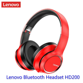 A Lenovo HD200 Fones de ouvido sem Fio Bluetooth 5.0 Fones de ouvido Subwoofer de Esportes Executando o Fone de ouvido Overear Cancelamento de Ruído de som hi-fi