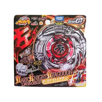 A Takara Tomy Genuíno Beyblade Explosão Turbo Metal Fusion Lançador de Fiação de Brinquedos do Japão BBG16 Duelo Cavaleiro das Trevas Dragão LW160BSF