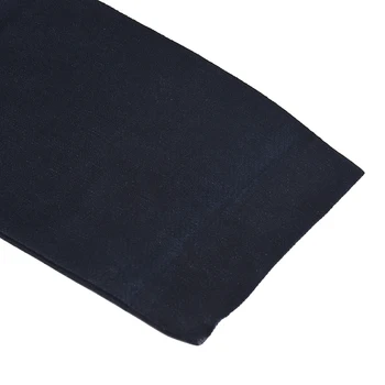 A moda cintura baixa Emagrecimento Calças de Elástico Preto Azul Versátil, a calça Jeans Um Tamanho de Preto Azul