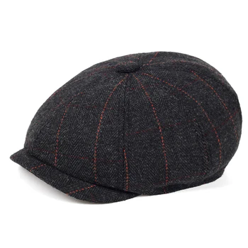 A moda de alta qualidade newboy chapéu, boina, chapéus de moda selvagem casual chapéu de homens e mulheres universal caps ao ar livre aquecido tampa de algodão