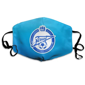 A rússia, o Zenit de São Petersburgo Logotipo do Clube de Proteção Máscaras de Moda Adultos, as Crianças Reutilizável e Lavável Boca Máscara Com PM2.5 Filtros