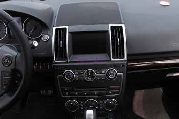 ABS Cromado de Carro Médio Saída de Ar Condicionado Quadro Decoração Adesivo de Carro-styling Para Land Rover Freelander 2 2008-2016 Cobre