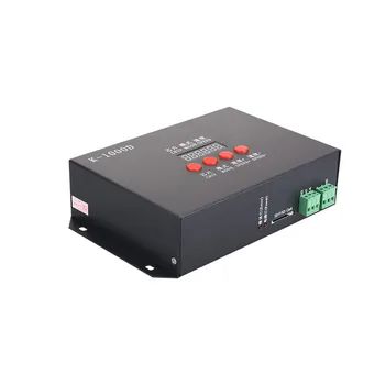 AC220V de Entrada DMX cartão SD off-line LED pixel controlador com o endereço da função de gravação para o padrão de dmx512 chip/DMX512AP-N/WS2821A