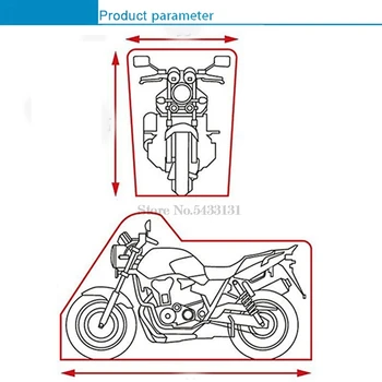 Acessórios da motocicleta capa impermeável para Honda Cbr Cbr 125 Honda Dax Ducati Monster Pw 50 Honda Xl1000 Varadero pára-choque Traseiro