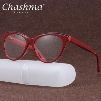Acetato de Óculos com Armação de Mulheres do Vintage olho de Gato Miopia Prescrição de Óculos, Óculos de Oculos