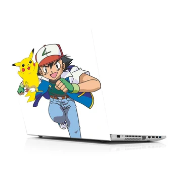Adesivo Mestre Pokemon Ir Ash E O Picachu Executar Universal Adesivo Laptop Vinil Adesivo Da Tampa Da Pele Para 10 12 13 14 15.4 15.6 16 17 19 