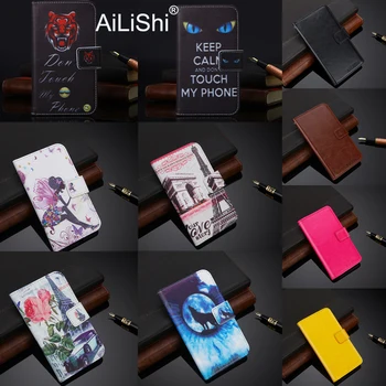 AiLiShi Caso BQ 5731L Magic S Doogee X100 Coolpad Legal 5 Highscreen Max 3 LG P9 capa de Couro Flip do Telefone Bag duplo Slot de Cartão
