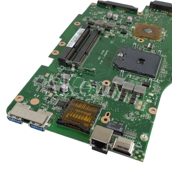 Akemy N53TK placa-mãe Para Asus N53T N53TA N53TK laptop placa-mãe HD7670+HD6620 GPU Suporte A8 CPU de trabalho de Teste original