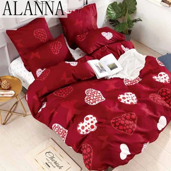Alanna X-1086 Impresso Sólido conjuntos de cama Lar Conjunto de roupa de Cama 4-7pcs de Alta Qualidade Padrão Encantador com a Estrela, flor de árvore