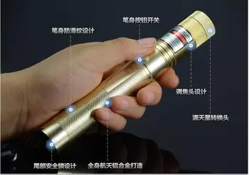 Alta Potência Militar ponteiro laser Verde 500w 500000m 532nm Lanterna de Luz Queima de Fósforos & Burn Cigarros de Caça