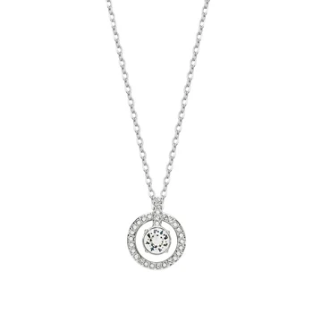 Alta qualidade 1:1 SWA XL017 colar de jóias pingente de cristal lindo belas senhoras elegantes delicada decoração frescos