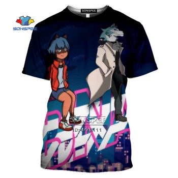 Anime BNA Marca Novo Animal Homens T-shirt de Impressão 3D Kagemori Michiru OGAMI SHIROU Camiseta de Verão Casual Manga Curta, Camisa de Fitness