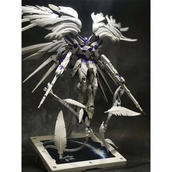 Anime Gundam Figuras de Ação Assembleia Modelo de Supernova MG 1/100 XXXG-00W0 Violeta Modelo Gundam Enfeites Decoração