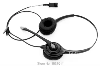 Anti-Ruído de Telefone de chamada fone de ouvido centro fone de ouvido +QD cabo RJ9 plug para AVAYA 1608 1616 9611 9620 etc,Grandstream Yealink telefone