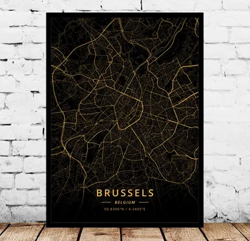 Antuérpia, Bruges, Bruxelas Charleroi Leuven Gent Line Mons, Namur, Bélgica Cartaz