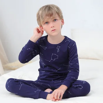 As crianças de Pijamas para Crianças de Pijamas Adolescente Pijama Conjuntos de Meninos de desenhos animados Pijamas, Pijamas de Algodão de Pijamas, Roupas de Crianças Vestuário 4-18Y