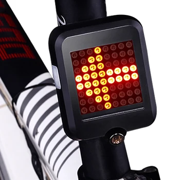 Automático Indicador de Direcção Traseiro Luz de Bicicleta de Carregamento USB MTB Bicicleta a Luz de alerta para a Segurança