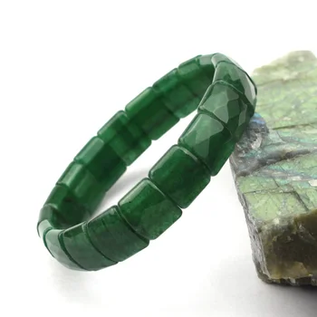 Aventurina verde jades pulseira natural JÓIA pulseira pedra DIY de jóias para a mulher, para o presente atacado !