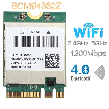 BCM94352z DW1560 867mbps bluetooth 4.0 802.11 ac ngff m.2 wifi wlan card para laptop windows mac os