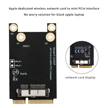 BCM94360CD WLAN Para MacOS BT4.0 placa de Adaptador Pcie Mini Placa de Rede wi-FI Acessório Interface Portátil o Módulo do Conversor de 2,4 GHz