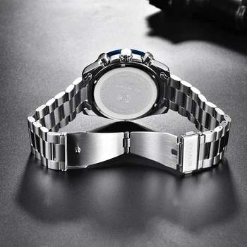 BENYAR Homens Relógios de Marca de Topo Negócios de Luxo Relógios Mens Impermeável Relógio de Quartzo da Moda de Aço Relógio Relógio Masculino