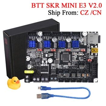 BIGTREETECH SKR MINI E3 V2 Impressora 3D Board+TMC2209 UART Driver de Impressora 3D de Peças VS SKR V1.3/V1.4 Turbo Para Ender 3/5 PRO CR10