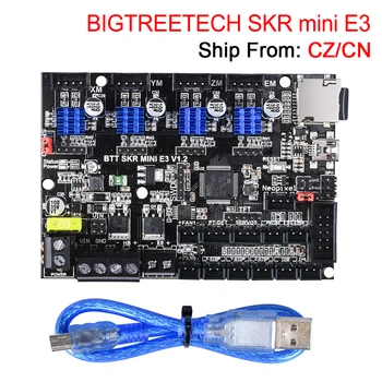 BIGTREETECH SKR mini E3 V1.2 Conselho de Controle de 32 bits Com TMC2209 UART VS TMC2208 Para Ender Pro 3/5 SKR V1.3 E3 MERGULHO Impressora 3D de Peças