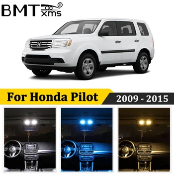 BMTxms 19 Canbus Carro LED Interior Mapa de Luz de Abóbada do Kit de ferramentas Para a Honda Pilot 2009-Nenhum Erro Auto Acessórios da Lâmpada