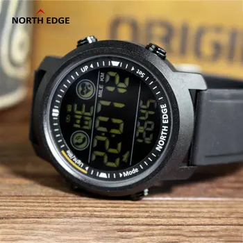 BORDA NORTE da Laker Smart Watch Homens Impermeável 50M de Natação Execução Esportes Pedômetro Cronómetro Smartwatch para Android IOS