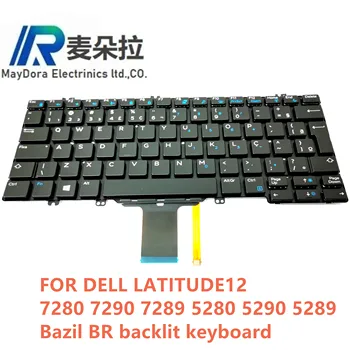 BR BARZIL teclado para DELL LATITUDE12 5280 5290 7280 7290 5289 7289 7200 7300 5200 5300 LAPTOP teclado retroiluminado 3W0YP 03W0YP