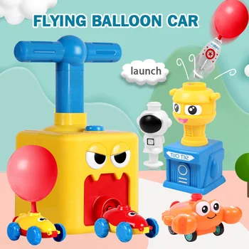 Balão-powered Carro, o Lançamento de Torre de Inércia Pneumático de Carro para Crianças, Brinquedos Divertidos Brinquedos Educativos para Crianças Presentes