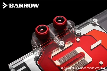 Barrow BS-AMD5700XT-PA, Cobertura Completa de Gráficos de Cartão de Água de Resfriamento de Blocos,Para a AMD Fundador Edição Radeon RX5700XT/RX5700