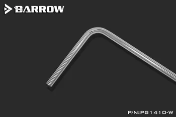 Barrow PETG Rígido Tubo de OD14mm + 2mm de Espessura de + 90 Graus de Flexão do Tubo Transparente, PG1410-W