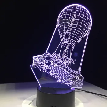 Batalha de Ônibus da Lembrança 7 Cores da Tabela do Toque de Mesa de Luz de LED 3D da Lâmpada de Lava Acrílico Sala de Ilusão de Iluminação da Atmosfera para os fãs de jogos de