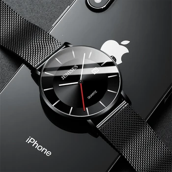 Belushi Nova Marca Ultra Fino de Quartzo Relógio de Pulso para Homens Relógio De 2020 Moda Homem de Negócios Assistir Data de Calendário, Relógio Reloj Hombre