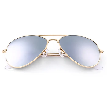 Boloban 3025 óculos de sol TAC polarizada lente de vidro homens mulheres 56mm piloto clássico da marca de óculos espelho oculos de sol UV400