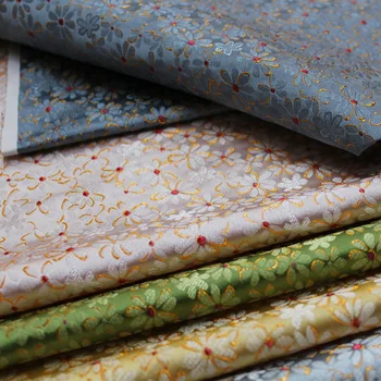 Brocado de Seda Tecido DIY de Artesanato em Tecido Adamascado de Nylon Poli Qualificado Para o Saco de Travesseiro E Mobiliário com um Pano