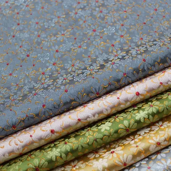 Brocado de Seda Tecido DIY de Artesanato em Tecido Adamascado de Nylon Poli Qualificado Para o Saco de Travesseiro E Mobiliário com um Pano